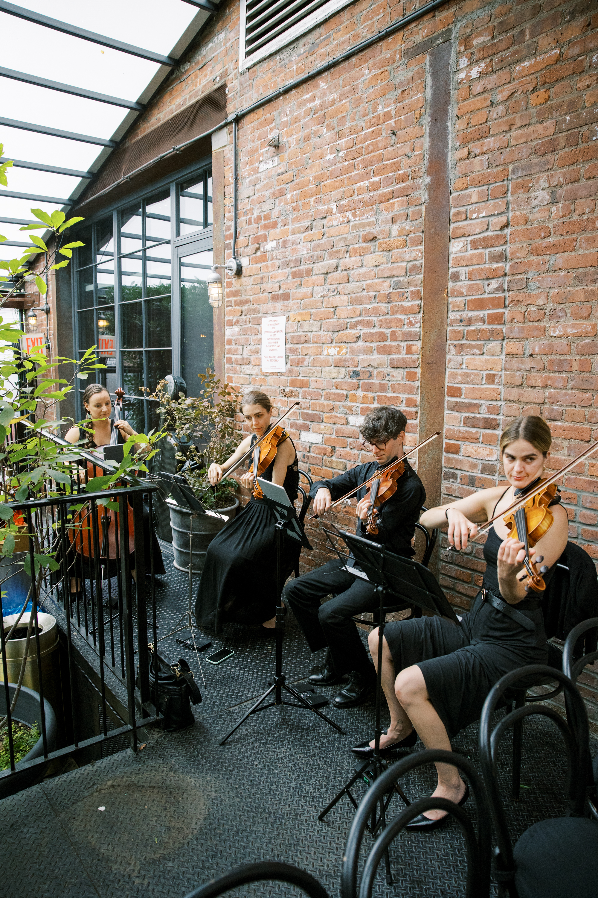 Performance at brick venue