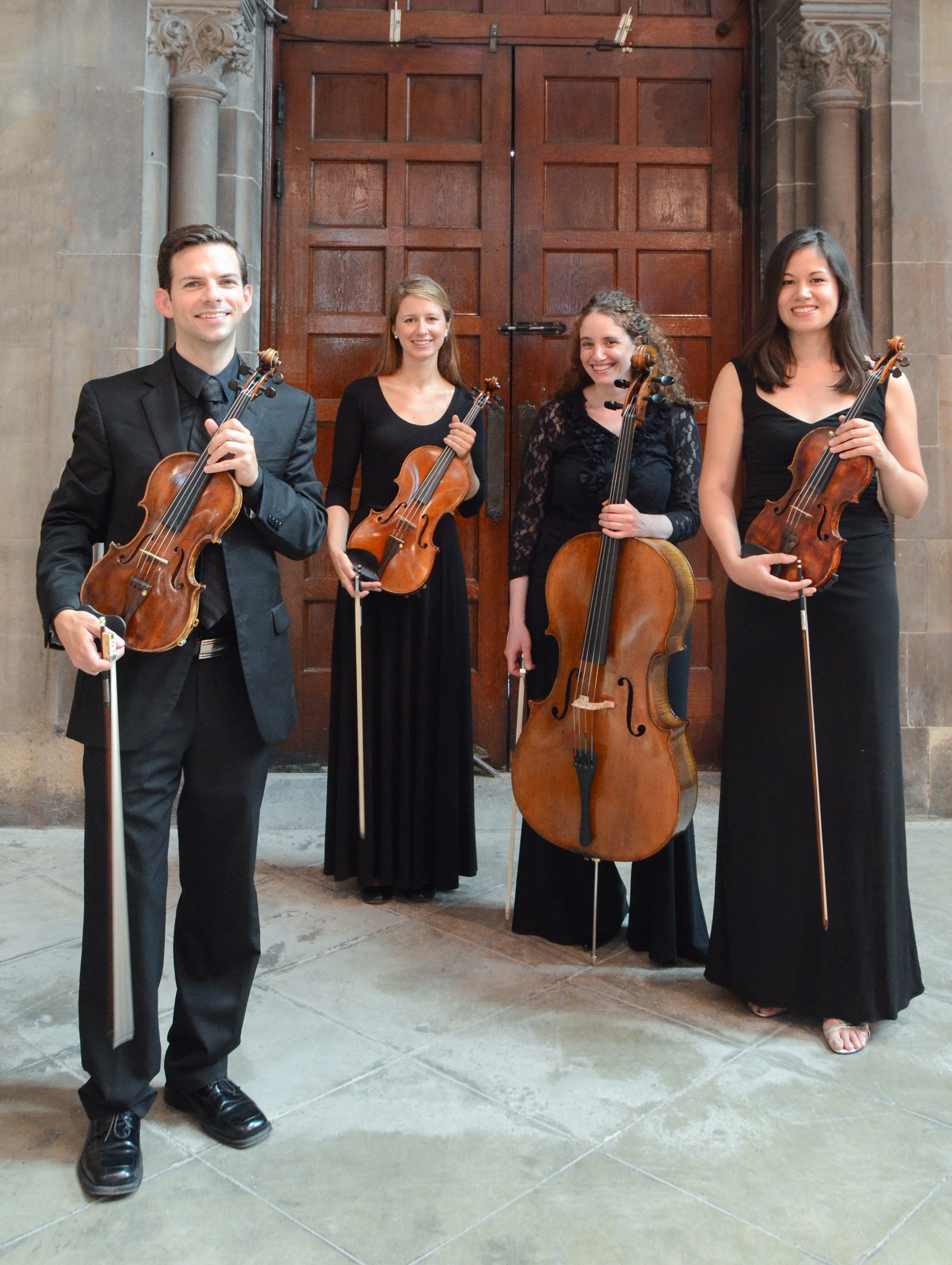 Morris String Quartet in formal attire